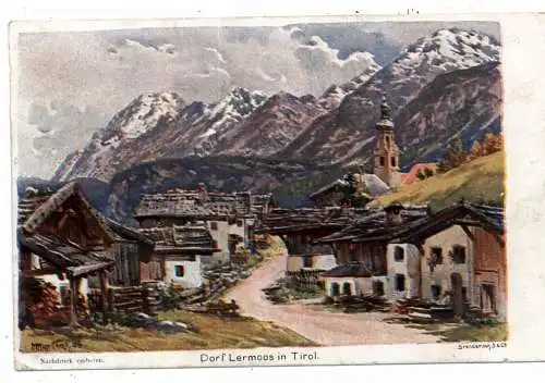 [Ansichtskarte] A 6631 LERMOOS, Künstler-Karte 1906. 