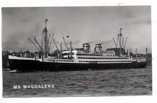 [Ansichtskarte] OZEANSCHIFFE - "MAGDALENA" / "IBERIA", HAPAG, Photo. 
