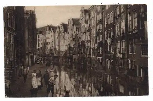 [Ansichtskarte] NOORD - HOLLAND - AMSTERDAM, Achterburgwal. 1926, Abrahamson. 