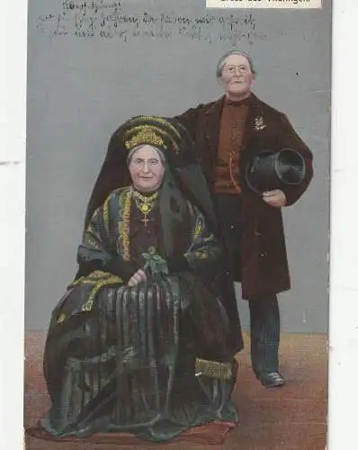 TRACHTEN - THÜRINGEN, Goldene Hochzeit, 1910