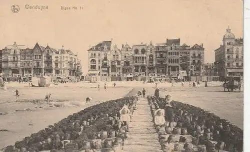B 8420 WENDUINE, Digue No. 11, 1915, deutsche Feldpost