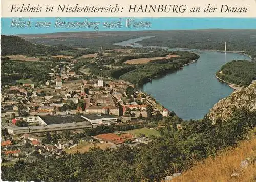 A 2410 HAINBURG / Donau, Luftaufnahme