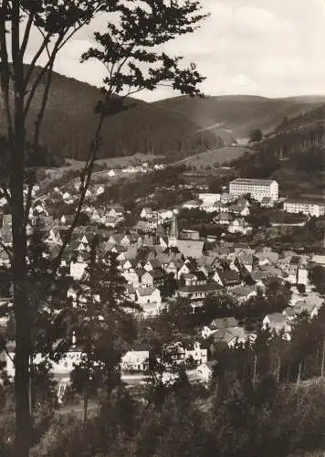 5928 BAD LAASPHE, Blick auf den Ort, 1968