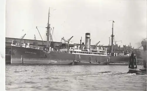 [Ansichtskarte] OZEANSCHIFFE - FRACHTSCHIFF "DORTMUND", Photo in AK Größe. 
