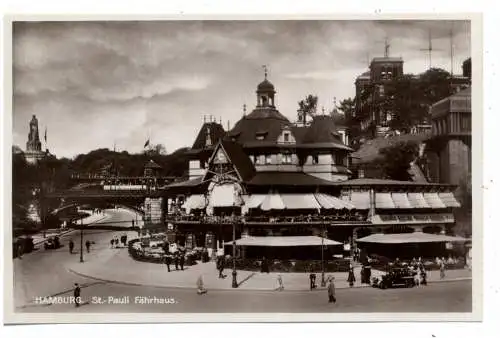 [Ansichtskarte] 2000 HAMBURG - ST. PAULI Fährhaus, Verlag Höhne. 