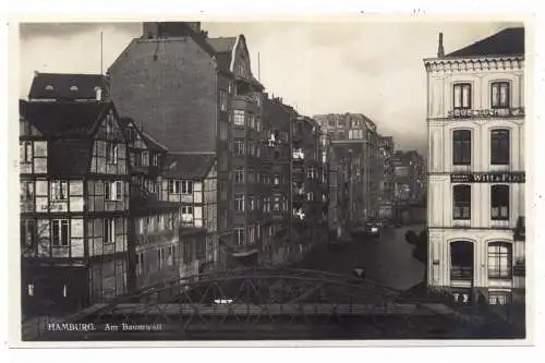 [Ansichtskarte] 2000 HAMBURG, Am Baumwall. 