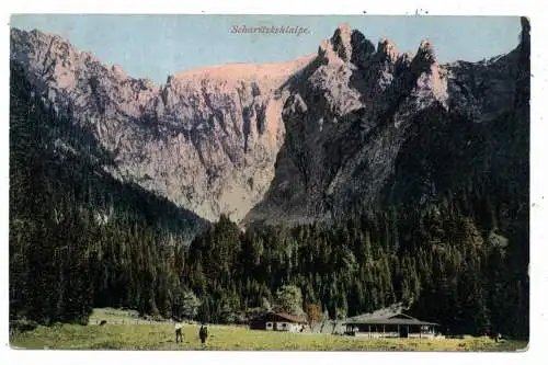 [Ansichtskarte] 8240 BERCHTESGADEN - SALZBERG, Scharitzkehlalpe, 191..., Photochromie Purger & Co. # 5977. 