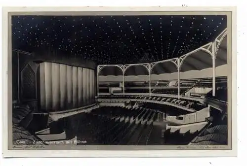 [Ansichtskarte] 2000 HAMBURG - ALTONA, Riesen - Variete im umgebauten Circus Busch, Zuschauersaal. 