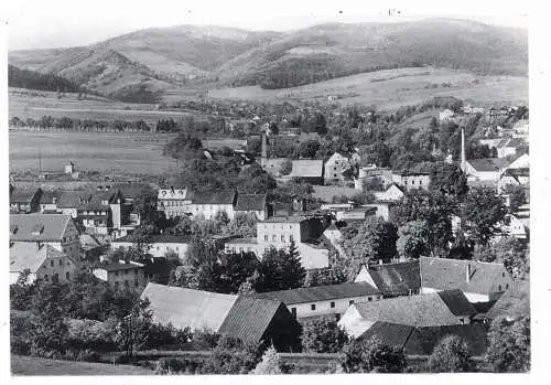 NIEDER - SCHLESIEN - HABELSCHWERDT / MIEDZYGORZE Richtung Jestelkoppe, Nachkriegskarte