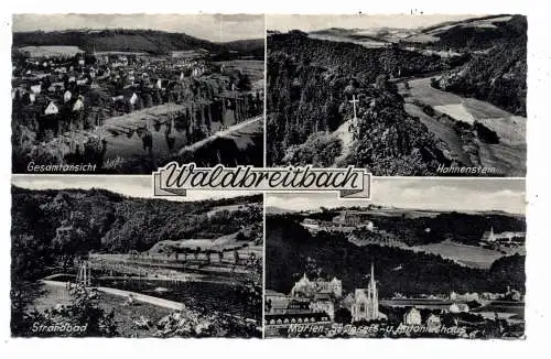 [Ansichtskarte] 5455 RENGSDORF - WALDBREITBACH, 4 Ansichten 1963. 
