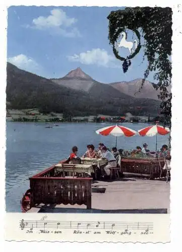 [Ansichtskarte] A 5360 ST. WOLFGANG, Im "Weißen Rössl" am Wolfgangsee. 