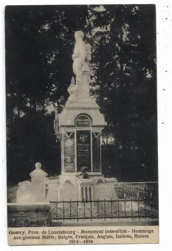 B 6670 GOUVY, Ehrenmal