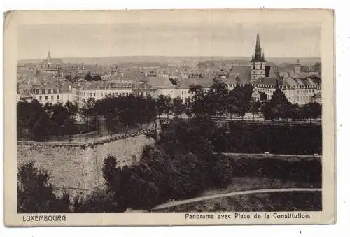 L 1000 LUXEMBURG STADT, Gesamtansicht, Place de la Constitution