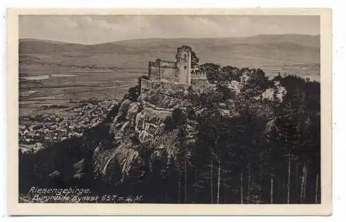 NIEDER - SCHLESIEN - HIRSCHBERG - HERMSDORF / JELENIA GORA, Ruine Kynast, Verlag Höckendorf