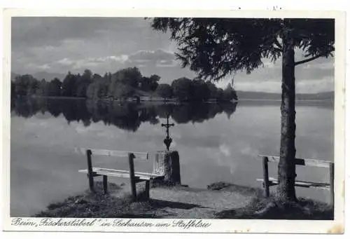 8110 SEEHAUSEN / Staffelsee, Beim Fischerstüberl, 1938