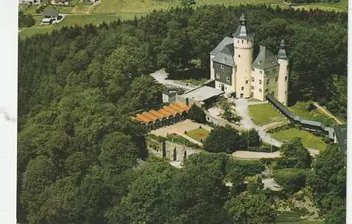 [Ansichtskarte] 5223 NÜMBRECHT, Schloß Homburg, Luftaufnahme. 