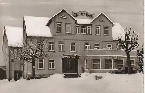 3389 BRAUNLAGE - HOHEGEISS, Müllers Hotel, 1960