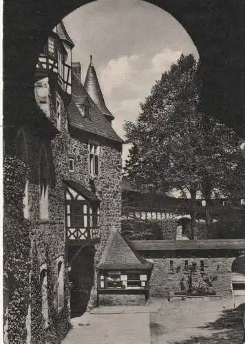 [Ansichtskarte] 5650 SOLINGEN - BURG, Schloßhof, 1965. 