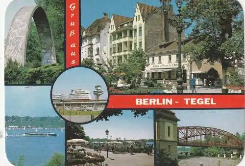 1000 BERLIN - TEGEL, Gruss aus...