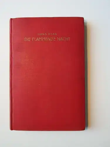 Roman
FLAMMENDE NACHT,Hans Hyan
