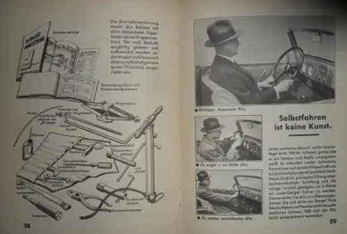 Opel Personenwagen Betriebsanleitung 1934
