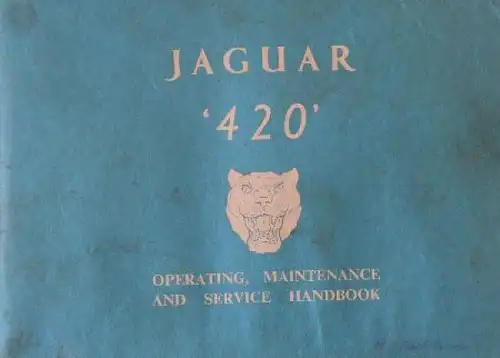 Jaguar 420 Betriebsanleitung 1966