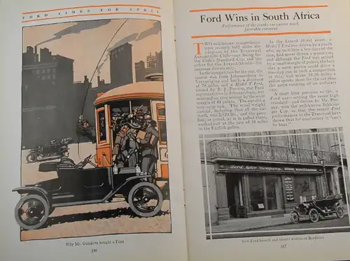 &quot;Ford Times&quot; Firmen-Magazin 1914