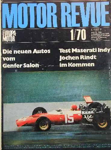&quot;Motor Revue&quot; Zeitschrift 1970