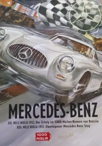 Wiking-Mercedes-Wiking Mercedes Benz Sonderedition Mille Miglia 1955 in Originalbox