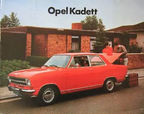 Opel Kadett Modellprogramm 1972 Automobilprospekt