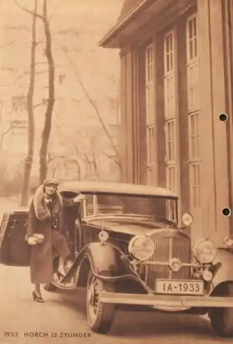 Auto-Union &quot;Einst und jetzt&quot; 1933 Automobilprospekt