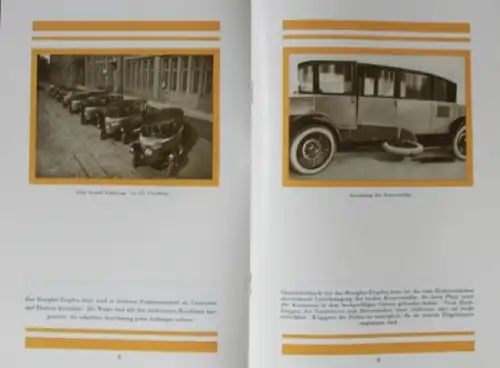 Rumpler Tropfenwagen 1926 Automobilprospekt