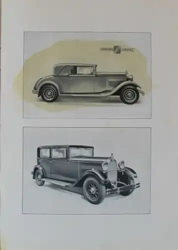 Talbot Modellprogramm 1928 Automobilprospekt