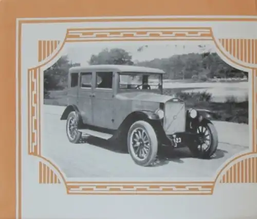 Volvo Modellprogramm 1927 Automobilprospekt