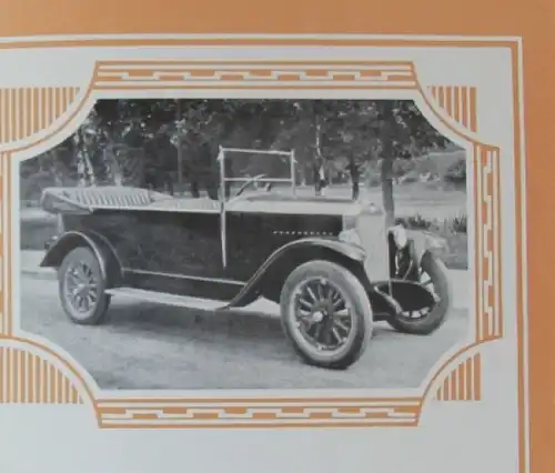 Volvo Modellprogramm 1927 Automobilprospekt