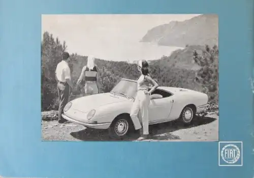 Fiat 850 Spider 1966 Händler-Präsentationskatalog 1966
