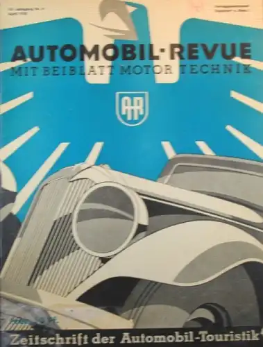 &quot;Automobil Revue&quot; Automobil-Magazin 1935