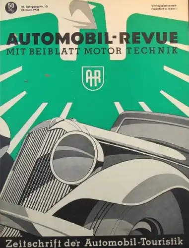 Automobil Revue Magazin 1935