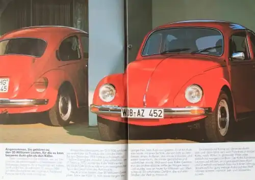 Volkswagen Käfer Modellprogramm 1984 Automobilprospekt