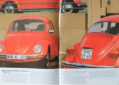 Volkswagen Käfer Modellprogramm 1984 Automobilprospekt