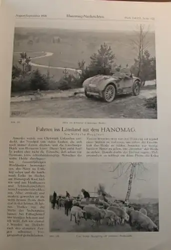 &quot;Hanomag Nachrichten&quot; Firmen-Magazin 1926