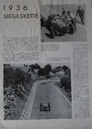 Auto-Union &quot;Illustrierte Zeitung&quot; Sonderausgabe 1938