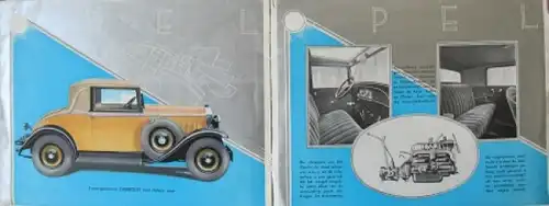 Opel Modellprogramm 1935 Automobilprospekt