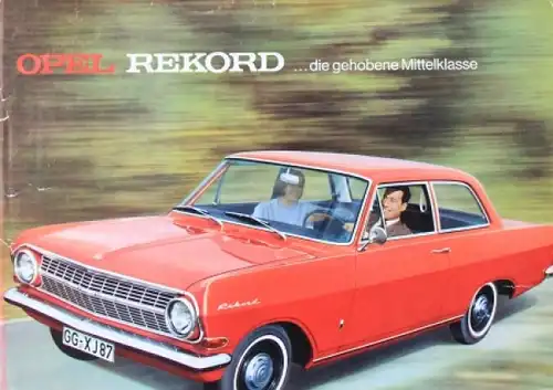 Opel Rekord Modellprogramm 1964 Automobilprospek