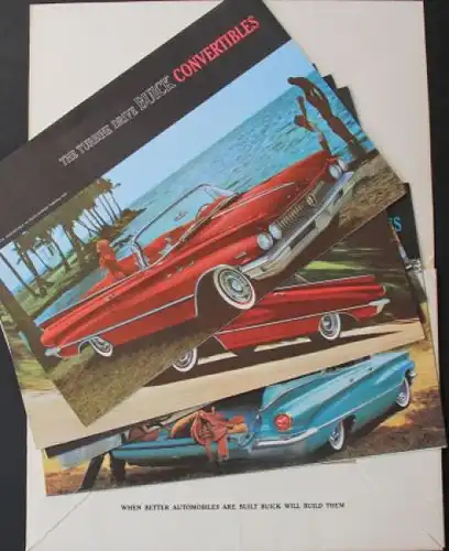 Buick Modellprogramm 1960 Automobilprospektmappe