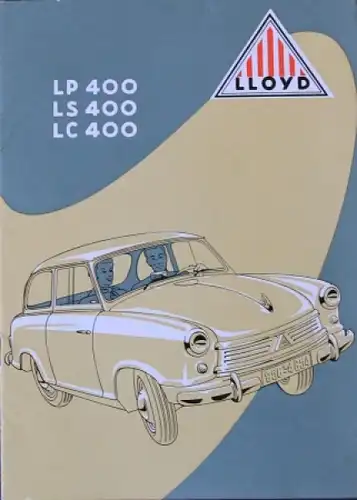 Lloyd LP 400 Automobilprospekt 1958