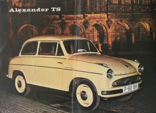 Lloyd Alexander TS 1958 Automobilprospekt