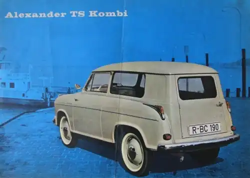 Lloyd Alexander TS 1958 Automobilprospekt