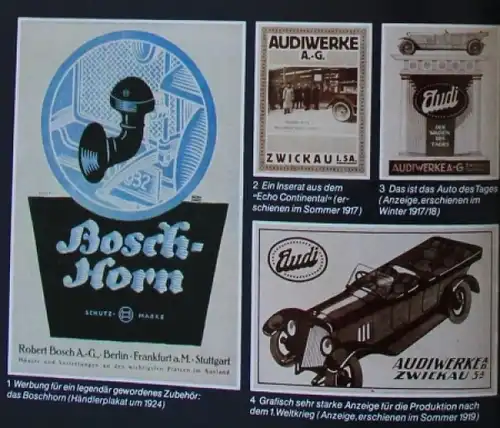 NSU &quot;Ein Stück Automobilgeschichte im Spiegel der Werbung&quot; 1969 Automobilprospekt
