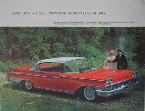 Ford Modellprogramm 1959 Automobilprospekt